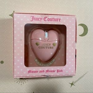 Searching For: Juicy Couture Pink Y2K Heart Computer Mouse